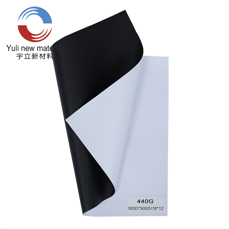 440g/m2 300D×500D 18×12 hidegen laminált PVC Flex Banner